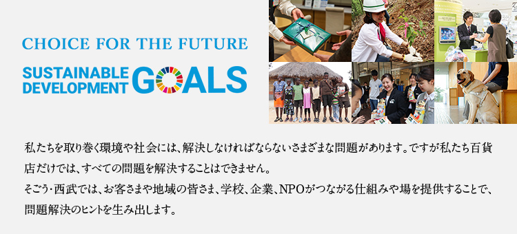 CHOICE FOR THE FUTURE SUSTAINABLE DEVELOPMENT GOALS