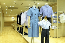 西武 池袋本店 学生服売り場