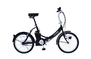 【FIELD CHAMP】折畳式ノーパンク 電動アシスト自転車　20インチ マットブラック